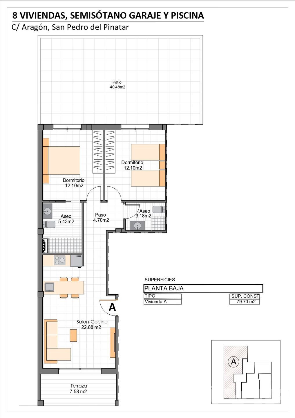 VIP-K602: Appartement Te koop in Lo Pagan, Murcia VIP-K602: Appartement Te koop in Lo Pagan, Murcia