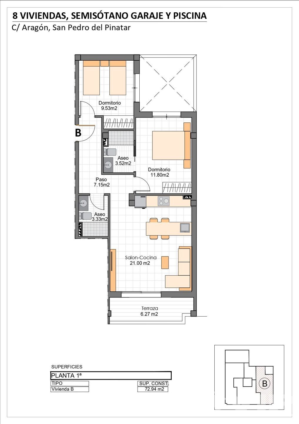 VIP-K602: Appartement Te koop in Lo Pagan, Murcia VIP-K602: Appartement Te koop in Lo Pagan, Murcia