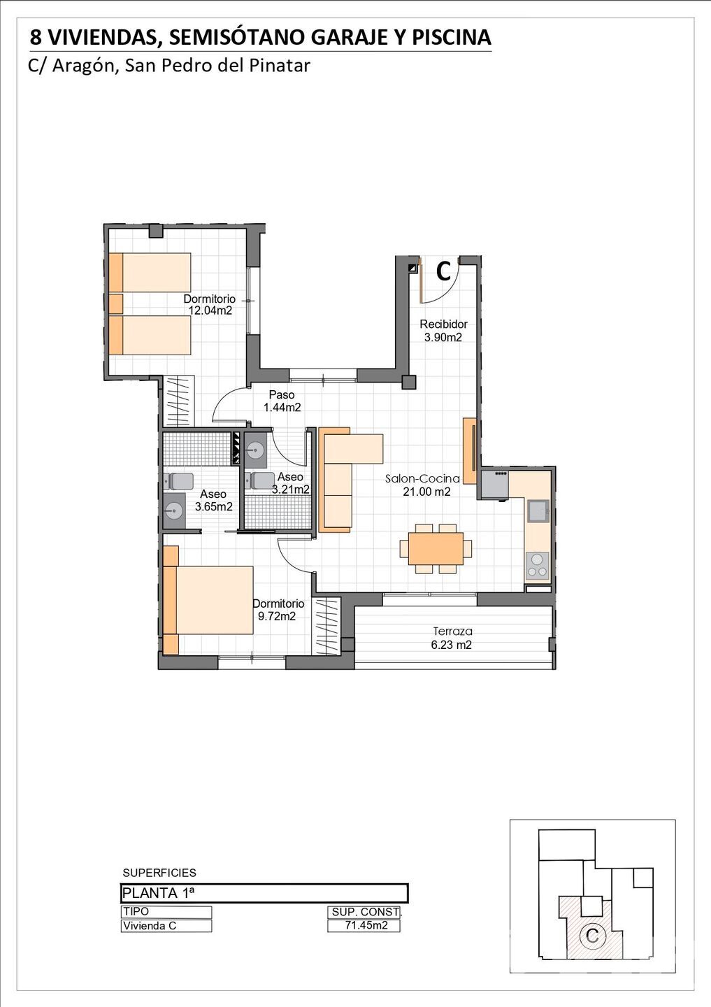 VIP-K602: Appartement Te koop in Lo Pagan, Murcia VIP-K602: Appartement Te koop in Lo Pagan, Murcia