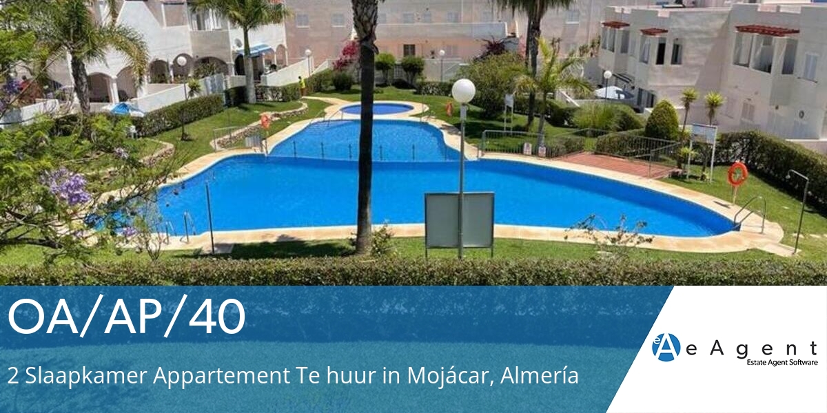 OA/AP/40: 2 Slaapkamer Appartement Te huur in Mojácar, Almería | eAgent ...